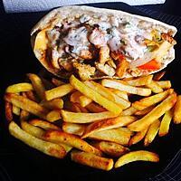 recette Kebab au poulet épicée sauce blanche