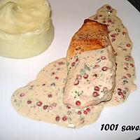 recette Filets de saumon aux baies roses