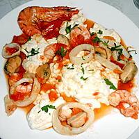 recette FRUITS  DE  MER  ALLA  RICOTTA