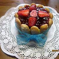 recette Charlotte aux fraises mascarponne.