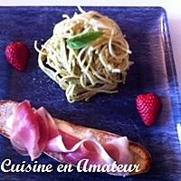 recette Bruschetta au jambon cru et mozzarella