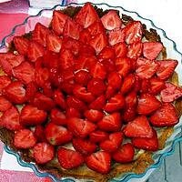 recette Tarte aux fraises sur pâte à sablé breton (comme mercotte)