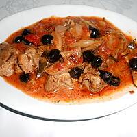 recette SAUTE  DE  VEAU  AUX  OLIVES