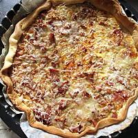 recette quiche  poireaux  surimi saumon  lardons  recette revisitée  d  italmo et