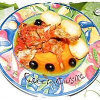 recette Lapin aux tomates, olives et romarin