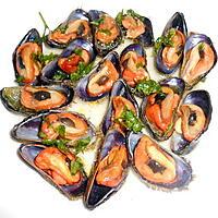 recette SALADE  DE  COZZE  PELOSE (moules barbues)