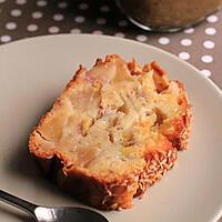 recette Gâteau allégé pommes et bananes sans matières grasses