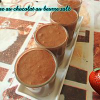 recette MOUSSE AU CHOCOLAT AU BEURE SALE