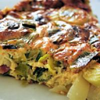 recette Clafoutis poireau et lardons