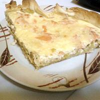 recette Quiche aux poireaux et saumon fumé