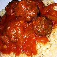 recette Tajine de kefta à la tomate