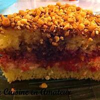 recette Gâteau au yaourt fourré à la confiture