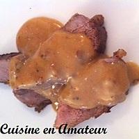 recette Magret de canard au poivre