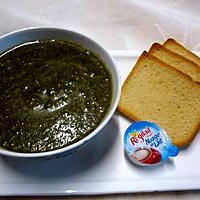 recette Soupe aux feuilles de blette et cives d'oignon.