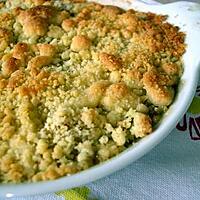 recette Crumble doré aux pOmmes