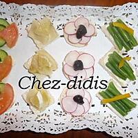 recette Canapés fraîcheur potager