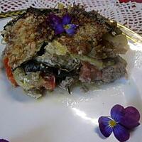 recette Hachis d'aubergines gratinées.