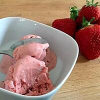 recette Glace à la fraise