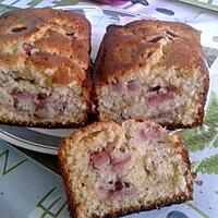 recette Cake moelleux vanille fraise