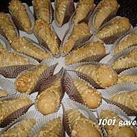 recette Cornets aux amandes