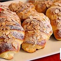 recette Les Croissants aux amandes