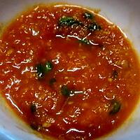 recette Sauce tomates au basilic.