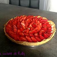 recette Tarte aux fraises et mascarpone façon Ladurée