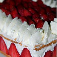 recette Le fraisier mascarpone citron vert