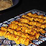 recette Chich Taouk (brochettes de poulet mariné)