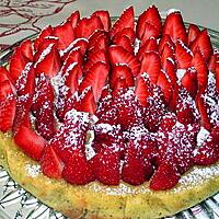 recette Sablé aux fraises