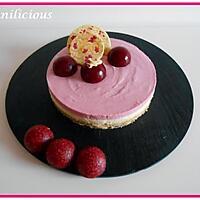 recette Bavarois chocolat blanc framboises