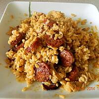 recette Risotto au chorizo