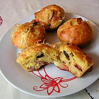recette Mini cake aux lardon et Saint Albray