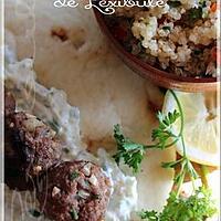 recette ~Keftas de boeuf à la libanaise~