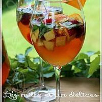 recette ~Sangria blanche pétillante~