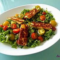 recette Salade au Halloumi