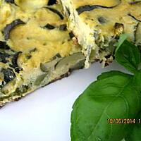 recette OMELETTE DE COURGETTES  AU FOUR