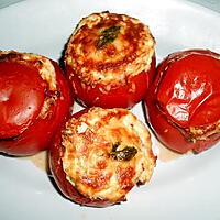 recette TOMATES FARCIES BROCCIU MENTHE