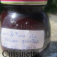 recette Confiture de cerises griottes.