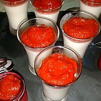 recette Panna cotta aux poivrons