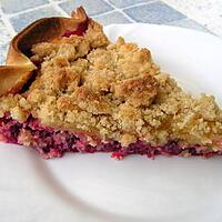 recette tarte crumble aux groseilles