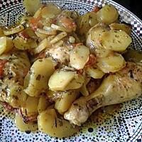 recette pilon de poulet et ces pommes de terres