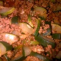 recette Courgettes a la bolognaise ( avec mozarella)