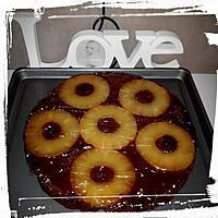recette gateau renversé aux épices, ananas, chocolat