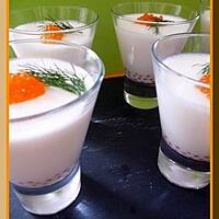 recette Panacotta aux oeufs de truite