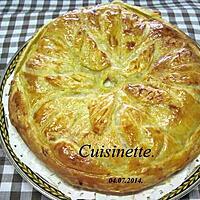 recette Tourte aux pommes de terre et saumon.