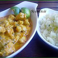 recette Poulet aux amandes et aux pois chiche (Inde)