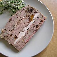 recette Terrine aux trois viandes, pruneaux et Armagnac