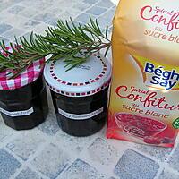 recette Confiture de cerises au romarin