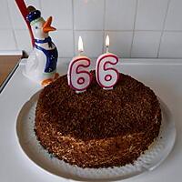 recette Gâteau d'anniversaire à la crème mousseline revisitée à ma façon.